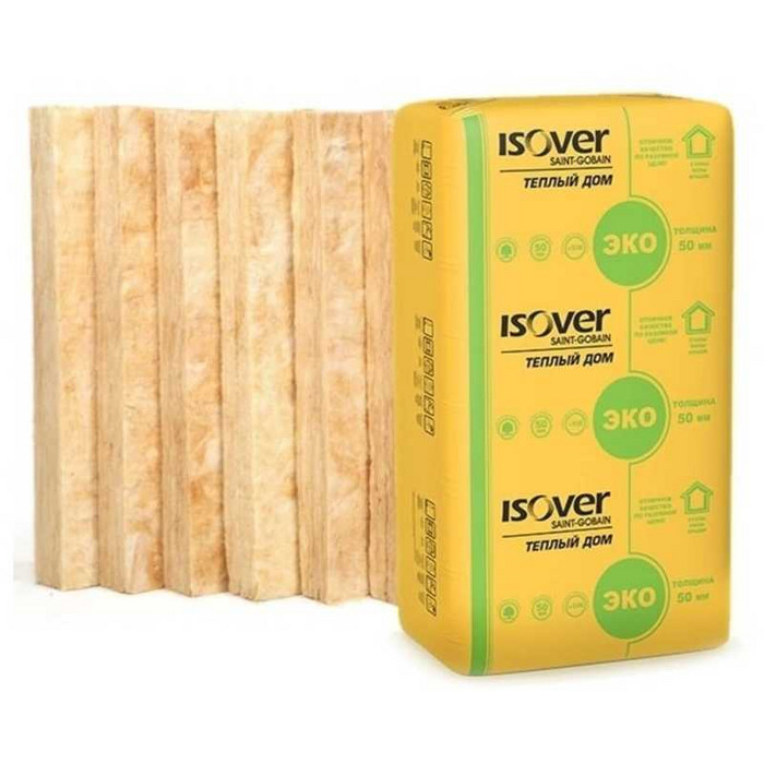 Утеплитель Isover Изовер Тёплый Дом Плита 50х610х1170 в Мурино